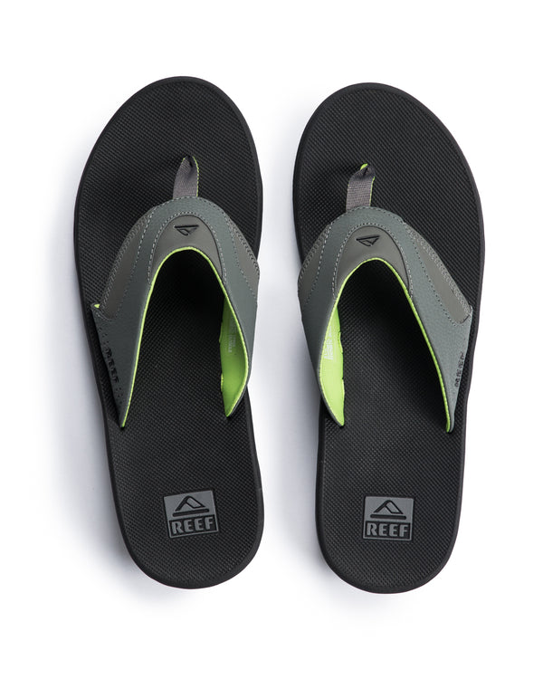 Reef Fanning Flip Flops (black/green)