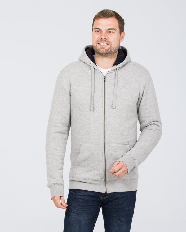 Pullover Heathered Sherpa Hoodie 2t Zip Up Tall Sherpa Extra Long