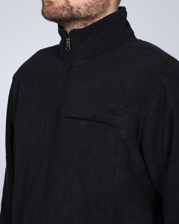 2t Zip Up Tall Fleece (black)