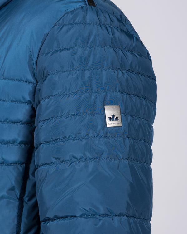 Cabano Extra Long Lightweight Tall Quilted Jacket Mens royal blue
