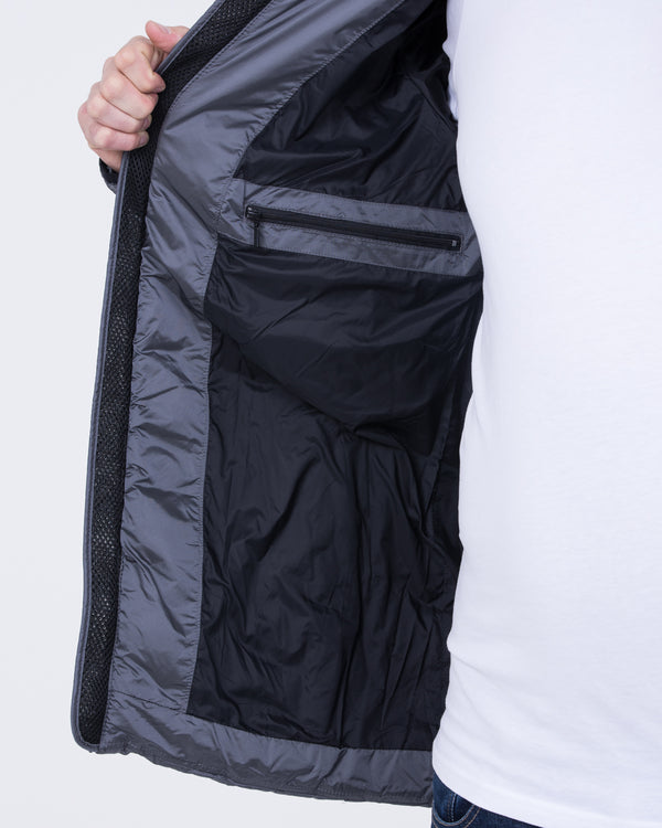 Cabano Tall Adjustable Puffer Jacket (graphite)