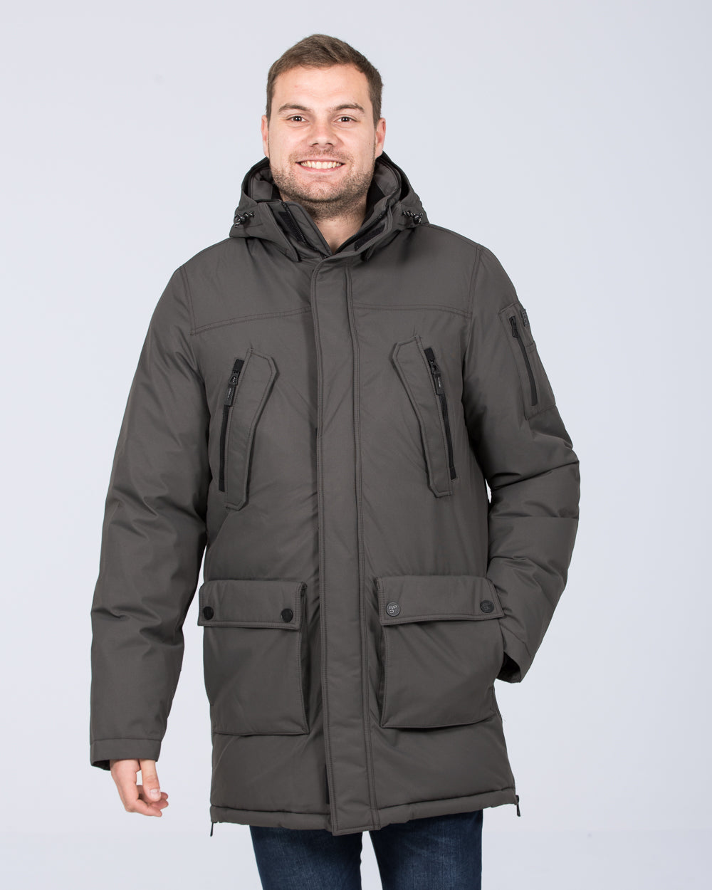【GRAY】retrofitting PARKA NWT Canada Goose Men's Langford Down Parka Jacket Coat Graphite