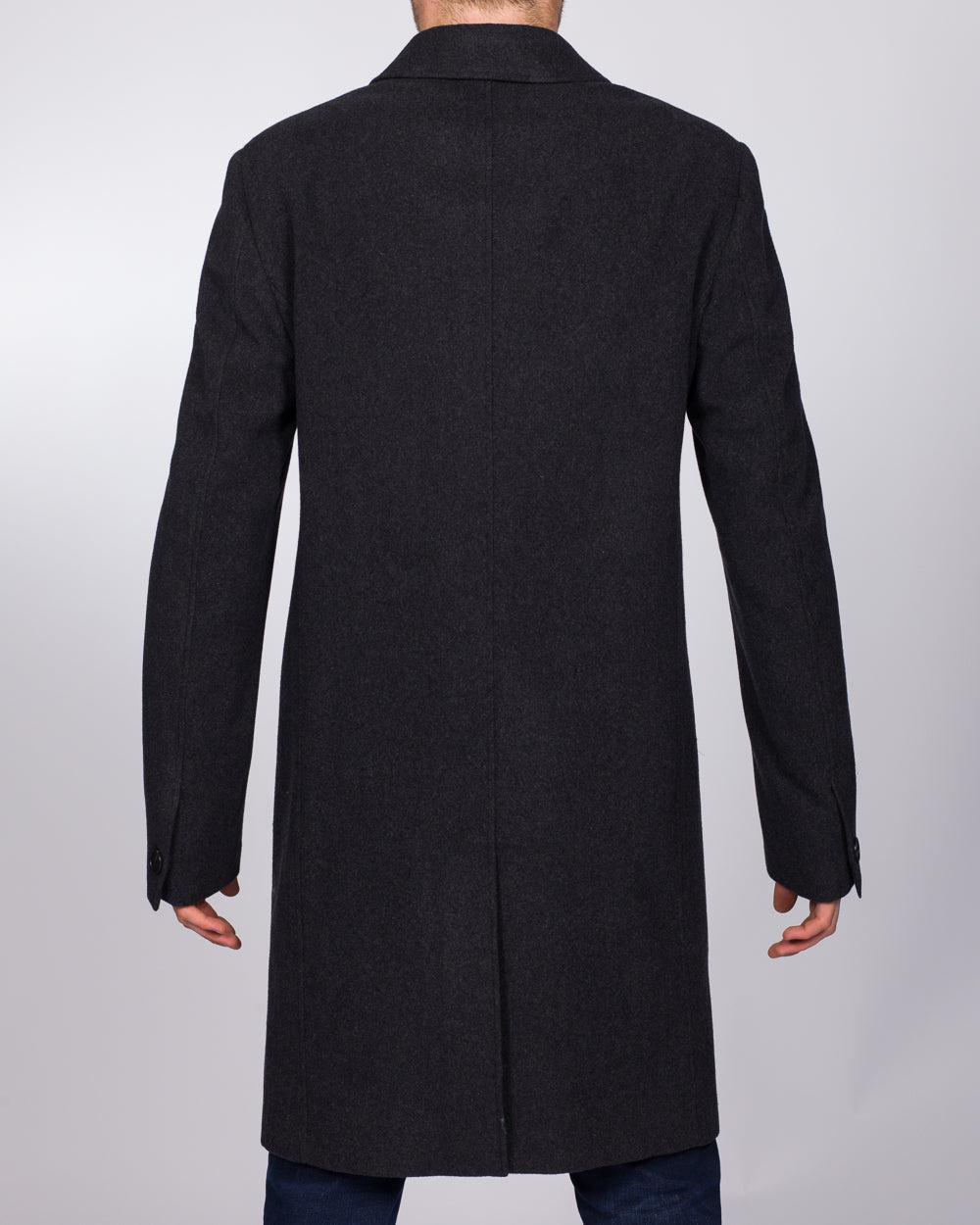 Skopes Tall Mens Extra Long Aldgate Overcoat (charcoal) Jacket