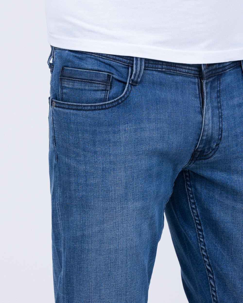 【2plan】Travel denim mustang jumper Mustang Oregon Slim Fit Tapered Tall Mens 36 38 40 inseam