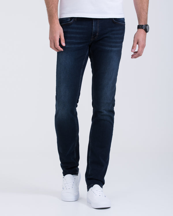 Mustang Oregon Tapered Slim Fit Tall Jeans (dark denim wash)
