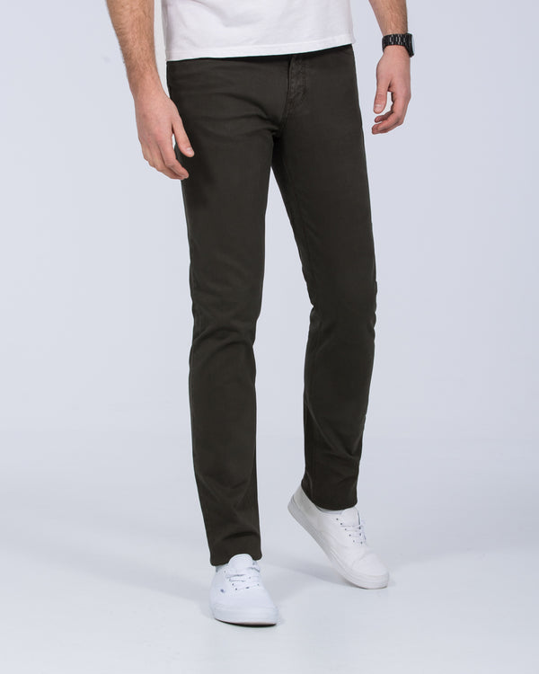 Redpoint Milton Slim Fit Tall Jeans (dark olive)
