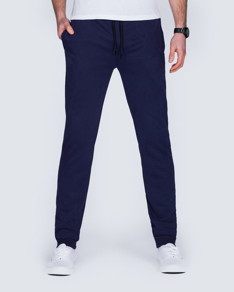 Navy joggers for men outlet