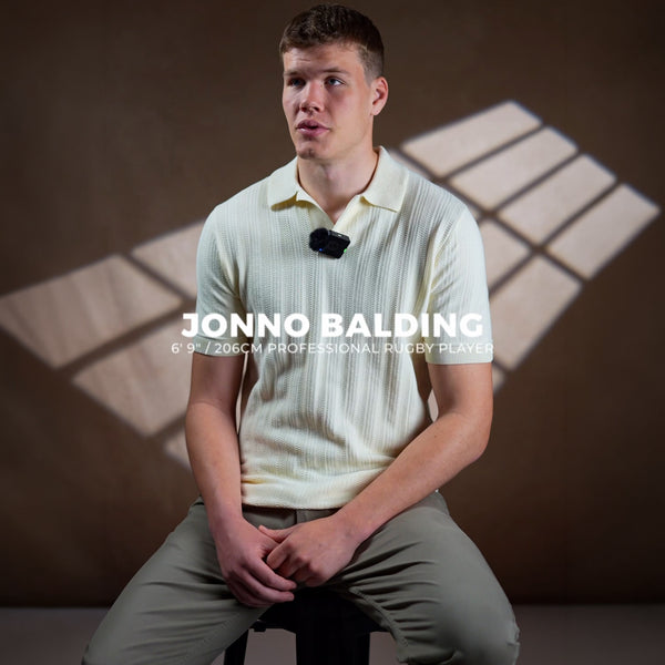 Tall Mens Clothes - Jonno Balding professional Rugby player 6'9