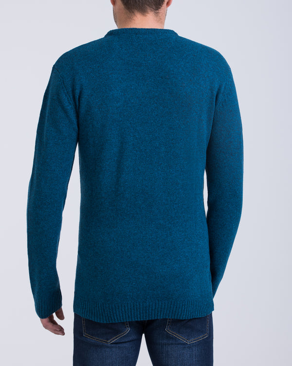 2t Tall Lambswool Crew Neck Jumper (mallard)