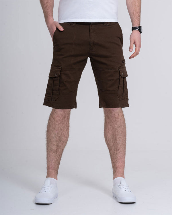 2t Cargo Tall Mens Extra Long Shorts (khaki) 13 15 Inch Inseam