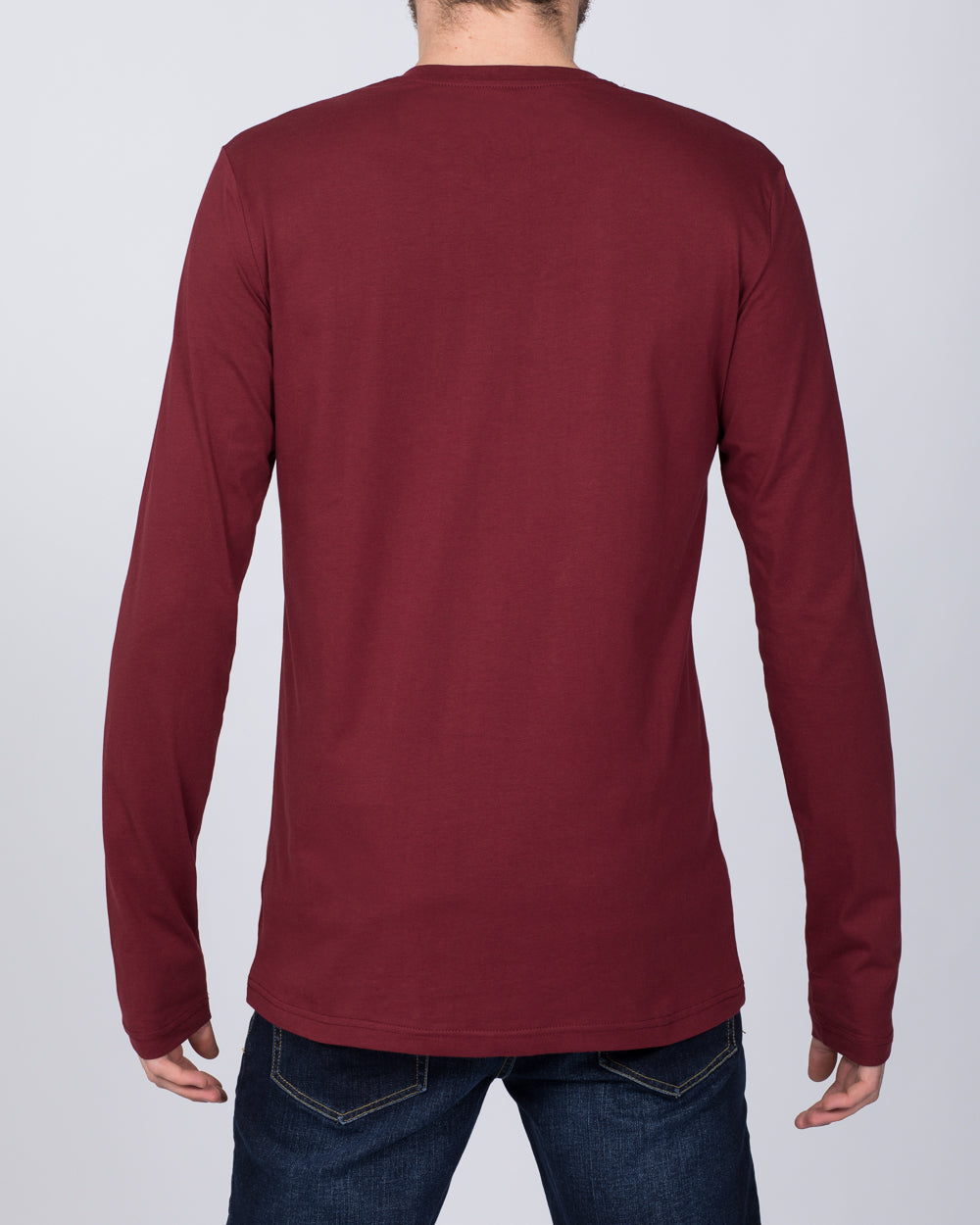 2t Tall Long Sleeve T-Shirt (burgundy)