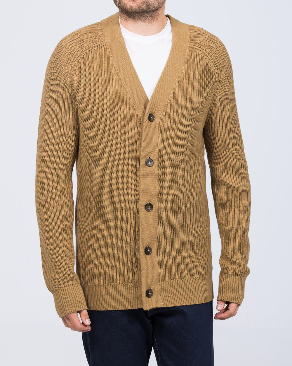 mens long length cardigan