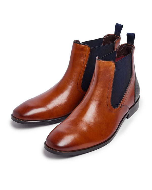 Pod Paul ODonnell Phoenix 2 Chelsea Boot (cognac/navy)