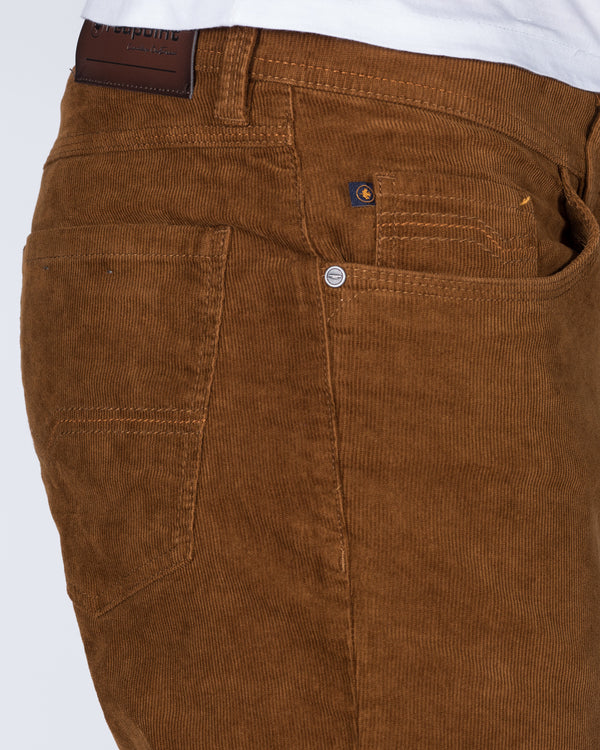 Redpoint Milton Slim Fit Tall Cord Jeans (dark camel)