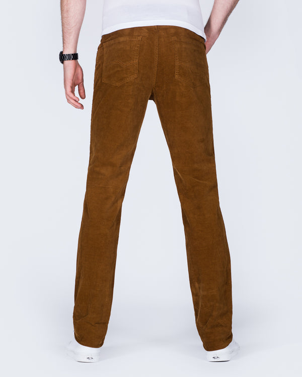 Redpoint Milton Slim Fit Tall Cord Jeans (dark camel)