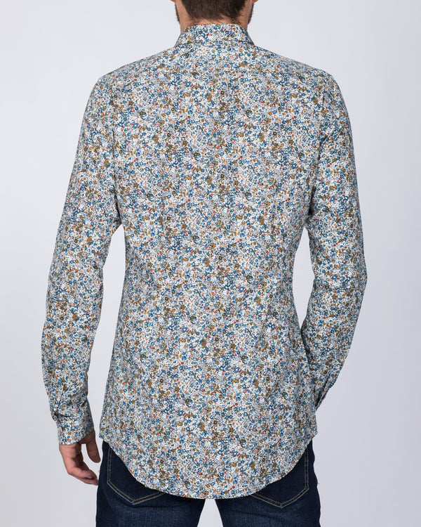 2t Slim Fit Long Sleeve Tall Shirt (flowers)