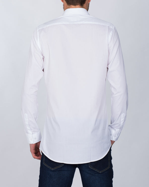 2t Essentials Slim Fit Tall Shirt (white)