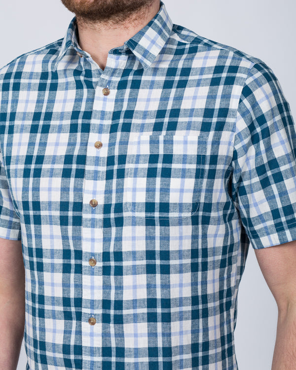 2t Short Sleeve Tall Shirt (aqua)