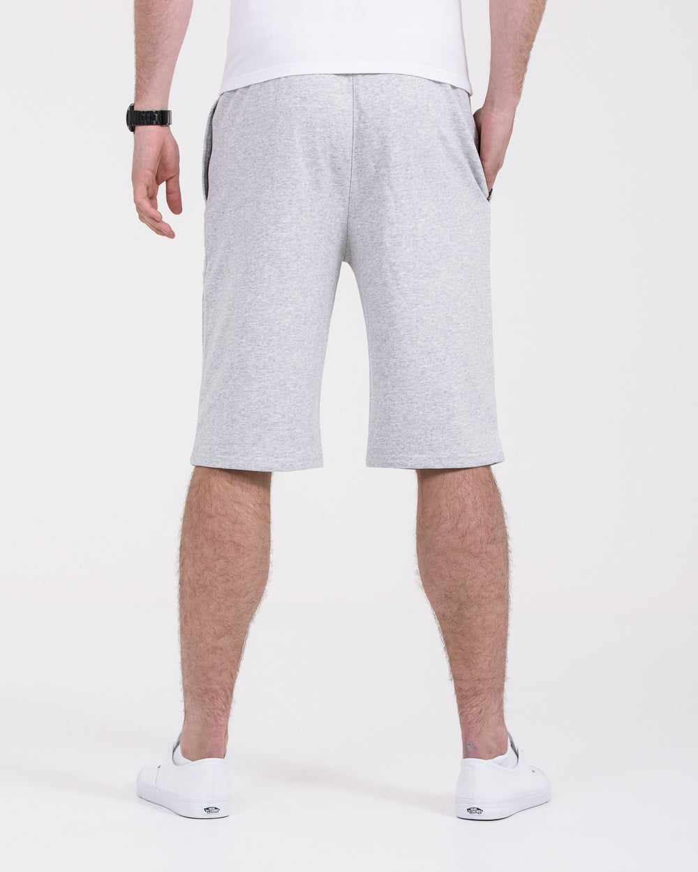 Mens grey sweatshorts top