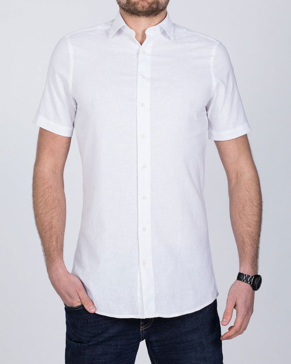 2t Short Sleeve Tall Shirt (off white)