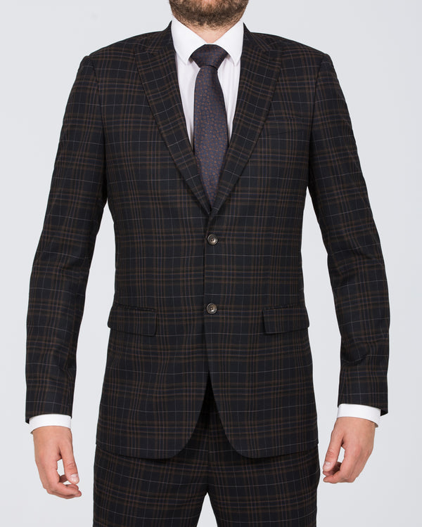Skopes Alton Slim Fit Tall Suit (brown/blue/black)