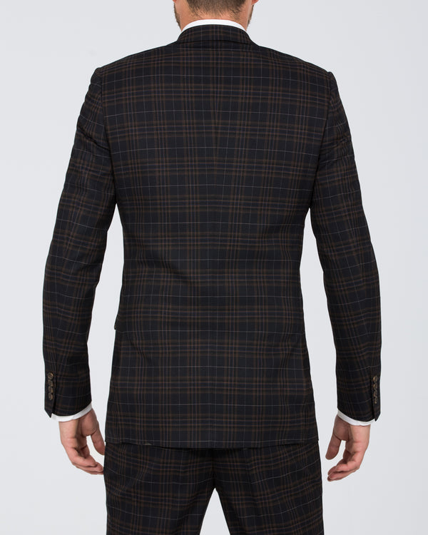 Skopes Alton Slim Fit Tall Suit (brown/blue/black)