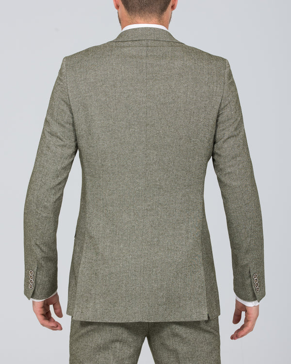 Skopes Jude Slim Fit Tall Suit (sage herringbone)