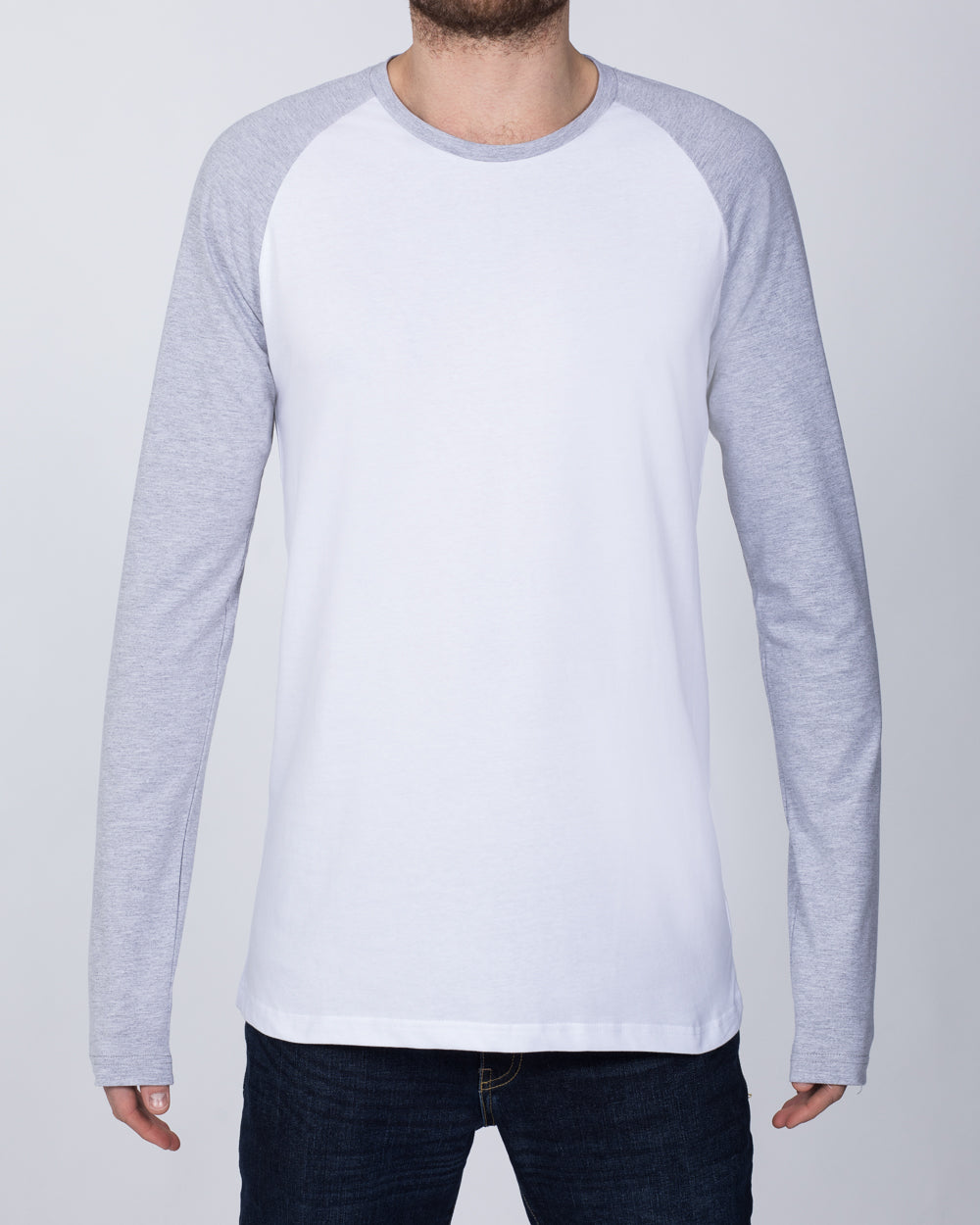 Tシャツ・カットソー IONSEOUL Personal Raglan Long Sleeve JE524 Men's Grey Double-faced Long Sleeve Tee | Lifewear | PEdALED