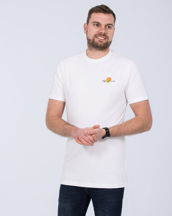 2t Tall Fistral Beach T-Shirt (white)