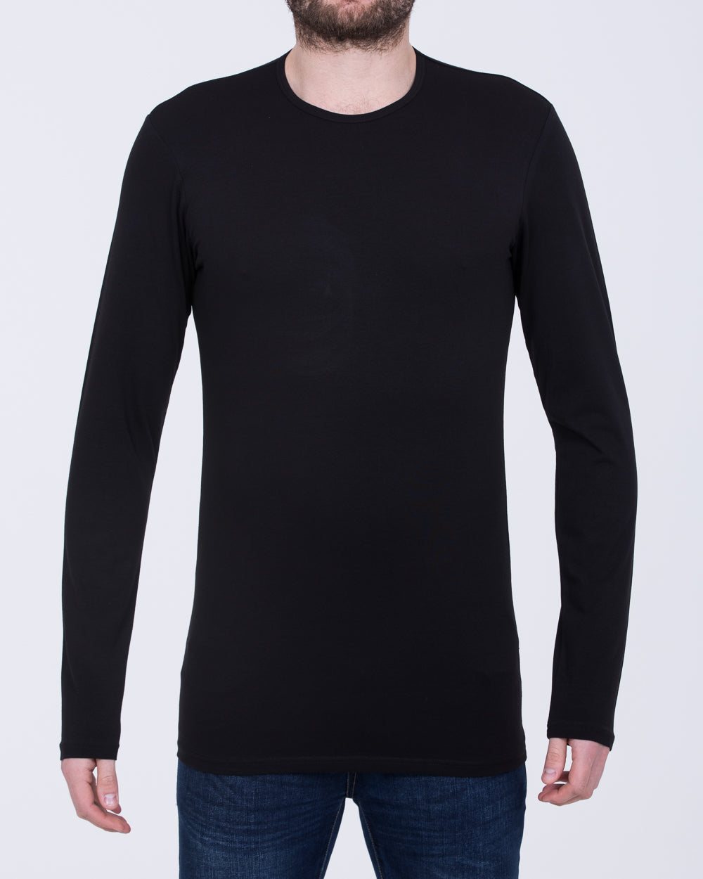 Girav London Long Sleeve Extra Tall T-Shirt (black) | Tall Mens ...