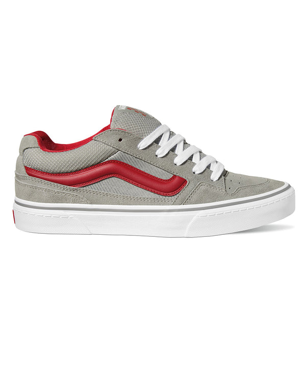 Vans Caldrone Suede Mesh Mens 13/14/15 (charcoal/red) Tall Mens