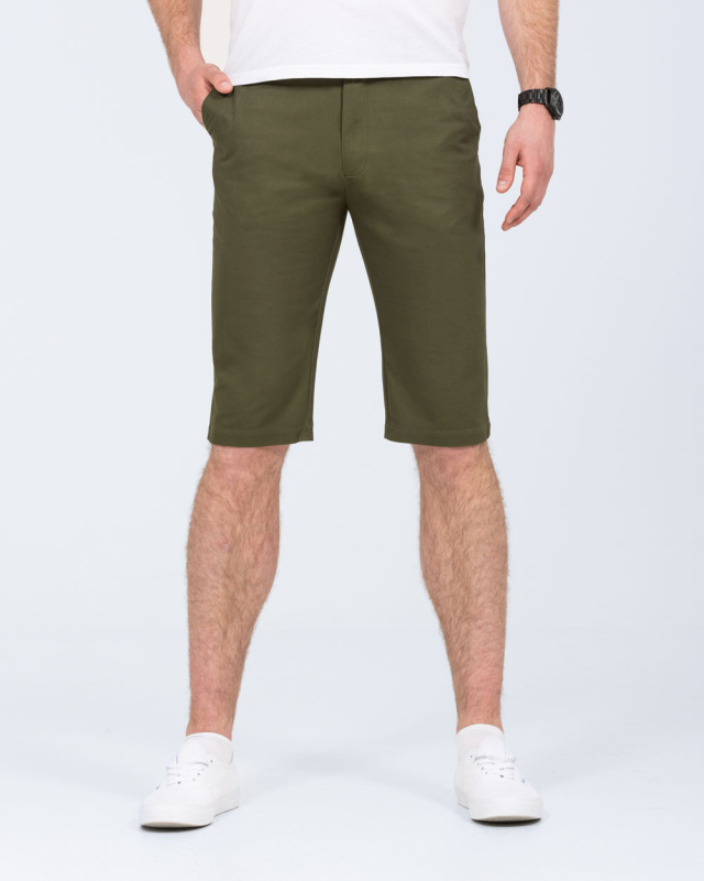 2t Alex Tall Chino Shorts (forest green)