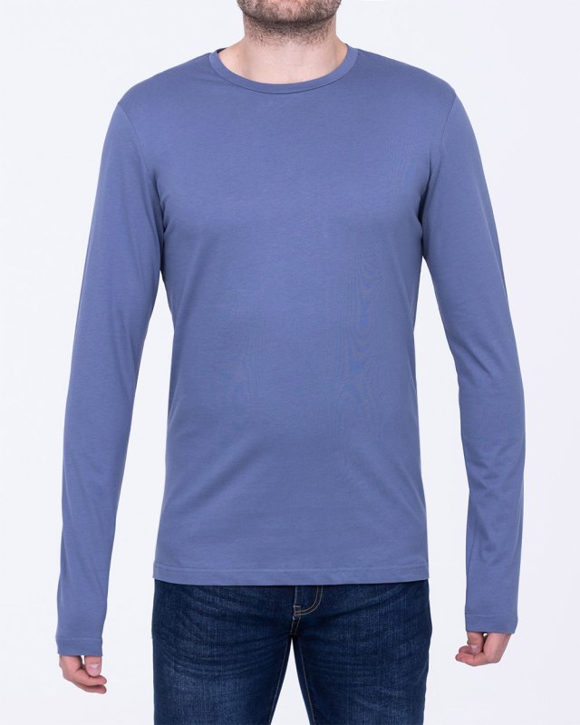 2t Tall Long Sleeve T-Shirt (stone blue)