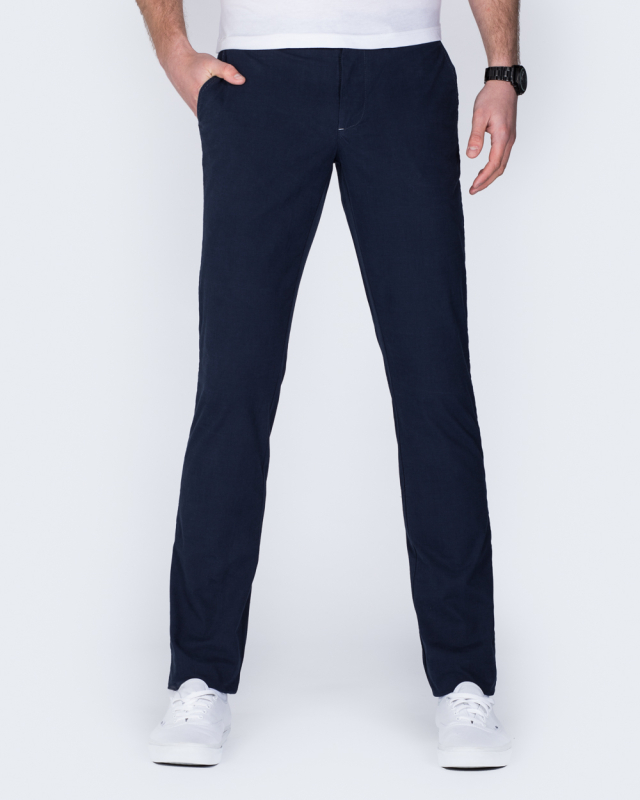 Redpoint Jasper Slim Fit Trousers (navy check)