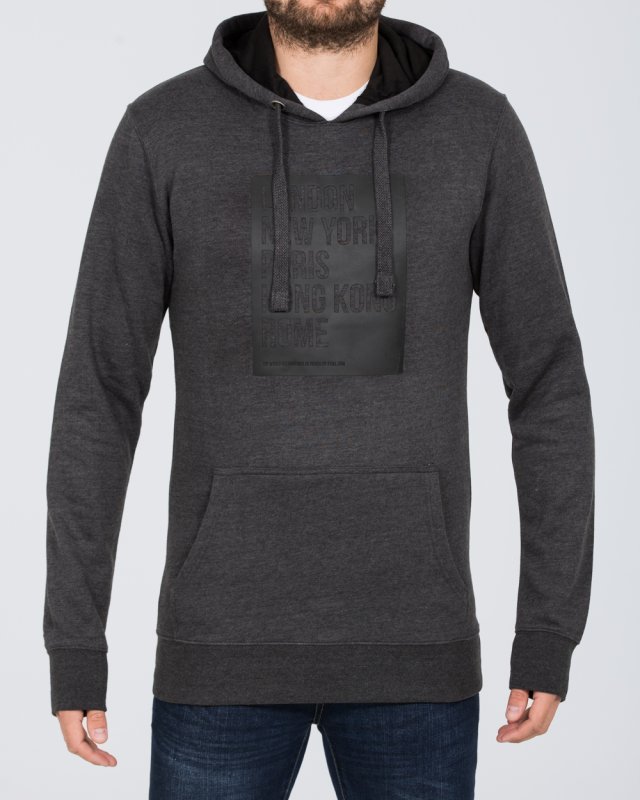2t Cities Pullover Tall Hoodie (charcoal)