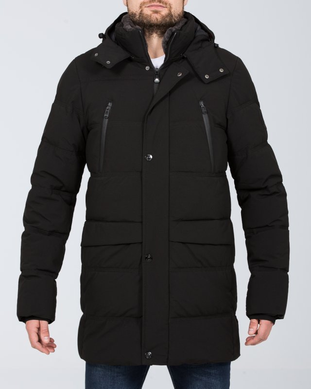 Cabano Tall Waterproof Fleece Lined Jacket (black)