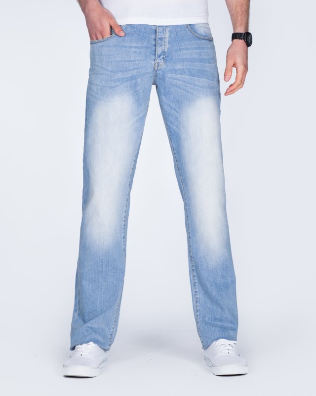 2t Rico Regular Fit Tall Jeans (light wash)