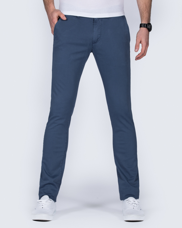 Cub Frog Tapered Fit Tall Chinos (blue orage)