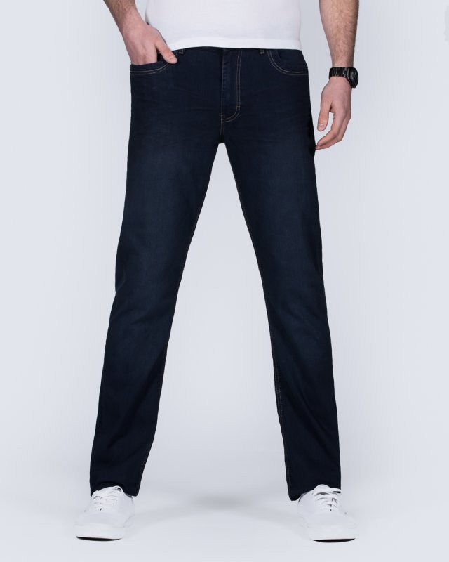 Rockford New Men’s Extra Long Leg Tall Denim Comfort Fit Jeans Black 34L 38L 