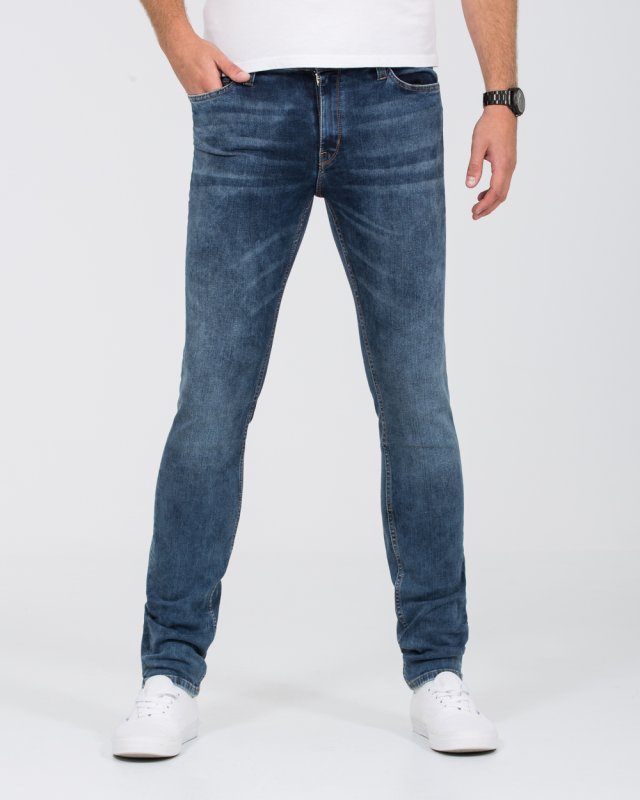 Mustang Vegas Slim Fit Tall Jeans (washed denim)