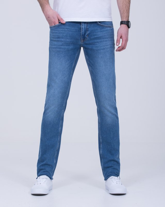Mustang Oregon Tapered Slim Fit Tall Jeans (mid denim blue)