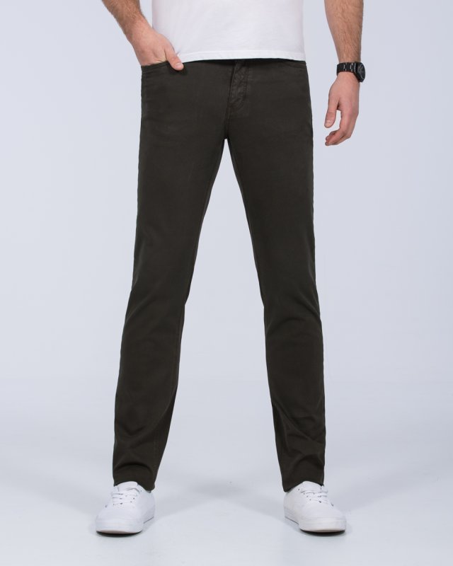 Redpoint Milton Slim Fit Tall Jeans (dark olive)