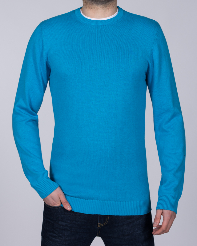 2t Cotton Crew Tall Jumper (turquoise)