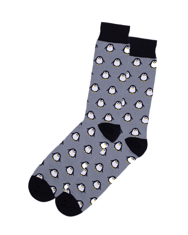 2t Penguin Socks 2 Pairs (grey)