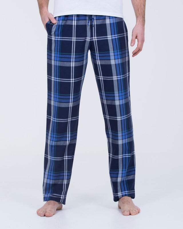 2t Benny Tall Regular Fit Pyjama Bottoms (navy/sky)