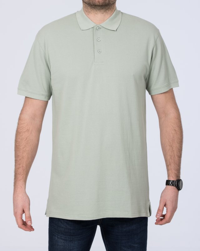 2t Regular Fit Tall Polo Shirt (mid green)