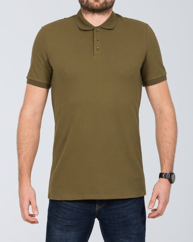2t Slim Fit Tall Polo Shirt (olive)