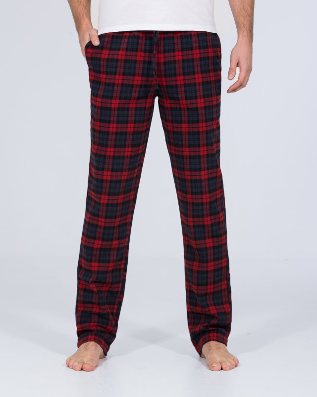 2t Pascal Tall Regular Fit Pyjama Bottoms (red/navy)