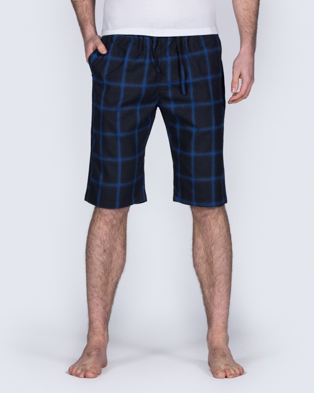 2t Tall Regular Fit Pyjama Shorts (navy/blue)