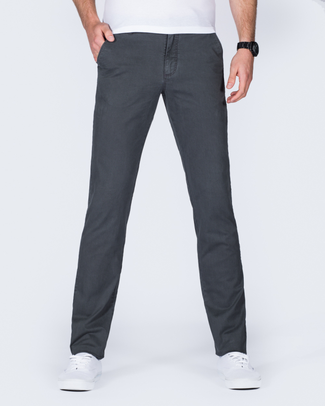 Redpoint Odessa Slim Fit Tall Chinos (grey)